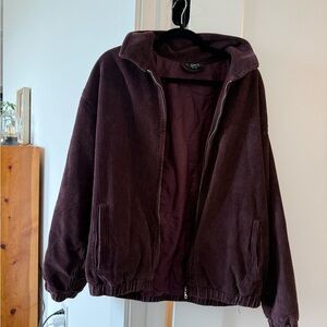 Plum Corduroy Jacket